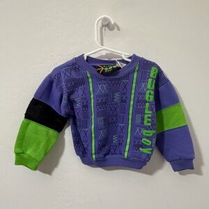 Vintage Neon Toddlers Bugle Boy Sweater - size 3T